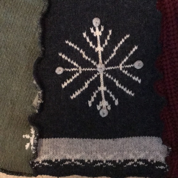 Patchwork knit winter mini-skirt mint condition - Picture 8 of 16